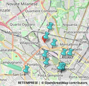 Mappa Via Francesco Paolo Michetti, 20158 Milano MI, Italia (2.01273)