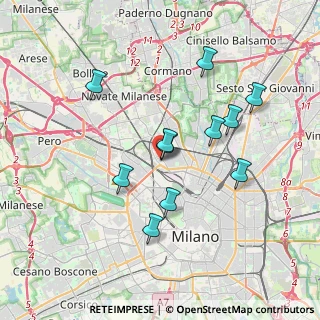 Mappa Via Michetti Francesco Paolo, 20158 Milano MI, Italia (3.35636)