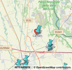 Mappa Via S. Biagio, 28062 Cameri NO, Italia (5.59636)