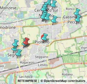 Mappa Piazza XXV Aprile, 20096 Pioltello MI, Italia (2.29684)