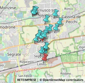 Mappa Piazza XXV Aprile, 20096 Pioltello MI, Italia (1.3495)