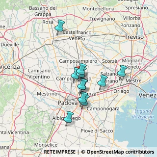 Mappa Campodarsego, 35011 Campodarsego PD, Italia (10.48273)