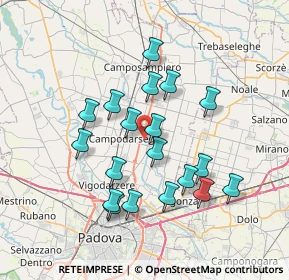 Mappa Campodarsego, 35011 Campodarsego PD, Italia (6.59632)