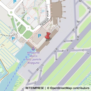 Mappa Aeroporto di Venezia Marco Polo Località, 30173 Venezia VE, Italia, 30173 Venezia, Venezia (Veneto)