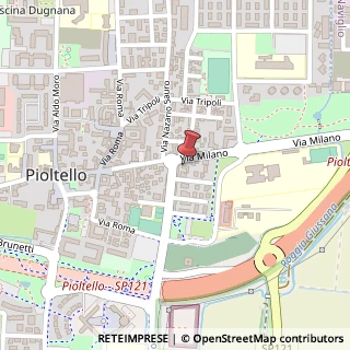 Mappa Via Milano, 9, 20096 Pioltello, Milano (Lombardia)