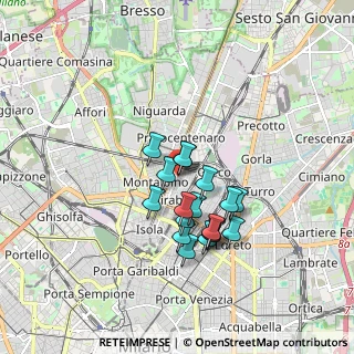 Mappa Via Davide Albertario, 20125 Milano MI, Italia (1.37)