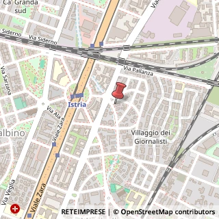 Mappa Via Davide Albertario, 9, 20125 Milano, Milano (Lombardia)