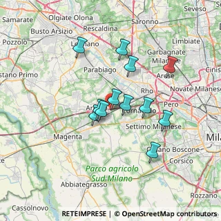 Mappa Via Thomas Alva Edison, 20018 Sedriano MI, Italia (5.69917)