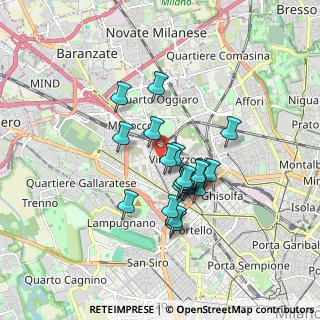 Mappa , 20156 Milano MI, Italia (1.3415)