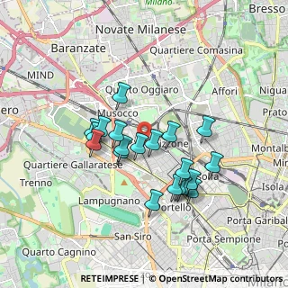 Mappa , 20156 Milano MI, Italia (1.5075)