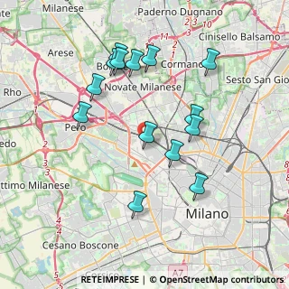 Mappa , 20156 Milano MI, Italia (3.71357)