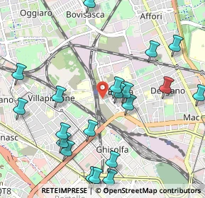 Mappa Via Privata Cernobbio, 20158 Milano MI, Italia (1.212)