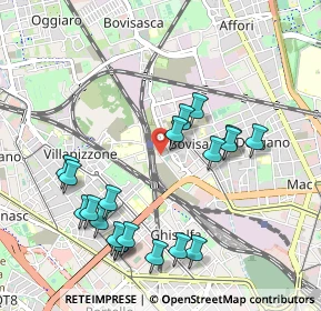Mappa Via Privata Cernobbio, 20158 Milano MI, Italia (1.062)