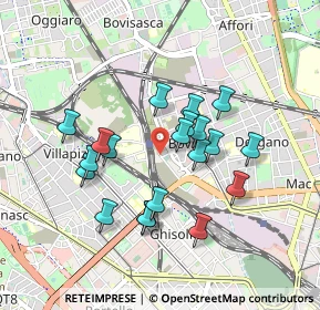 Mappa Via Privata Cernobbio, 20158 Milano MI, Italia (0.7815)