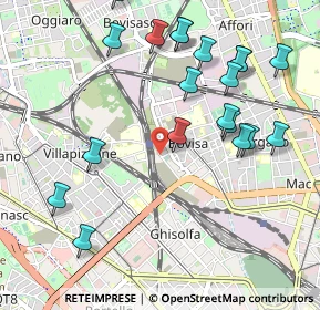 Mappa Via Privata Cernobbio, 20158 Milano MI, Italia (1.147)