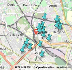 Mappa Via Privata Cernobbio, 20158 Milano MI, Italia (0.781)