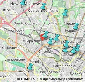 Mappa Via Privata Cernobbio, 20158 Milano MI, Italia (2.33417)