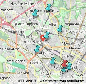 Mappa Via Privata Cernobbio, 20158 Milano MI, Italia (2.30818)