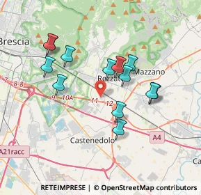 Mappa Via Giulio Einaudi, 25086 Rezzato BS, Italia (3.31308)