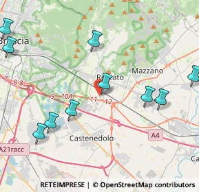 Mappa Via Giulio Einaudi, 25086 Rezzato BS, Italia (5.40364)