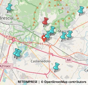 Mappa Via Giulio Einaudi, 25086 Rezzato BS, Italia (6.35)