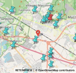 Mappa Via Giulio Einaudi, 25086 Rezzato BS, Italia (2.717)