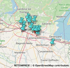 Mappa Via Giulio Einaudi, 25086 Rezzato BS, Italia (9.07143)