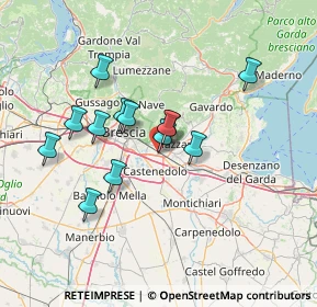 Mappa Via Giulio Einaudi, 25086 Rezzato BS, Italia (11.55538)
