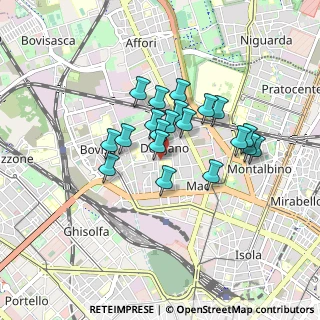 Mappa Via Caianello, 20158 Milano MI, Italia (0.6495)