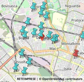 Mappa Via Caianello, 20158 Milano MI, Italia (1.093)