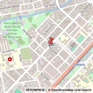 Mappa Via Privata Giuba,  2, 20132 Milano, Milano (Lombardia)