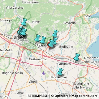 Mappa Viale A. De Gasperi, 25080 Mazzano BS, Italia (8.256)