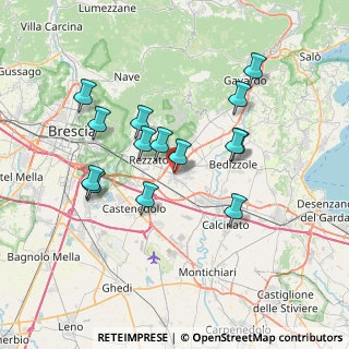 Mappa Viale A. De Gasperi, 25080 Mazzano BS, Italia (6.58357)