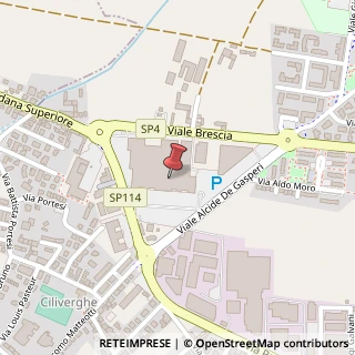 Mappa Viale Alcide De Gasperi, 6, 25080 Mazzano, Brescia (Lombardia)