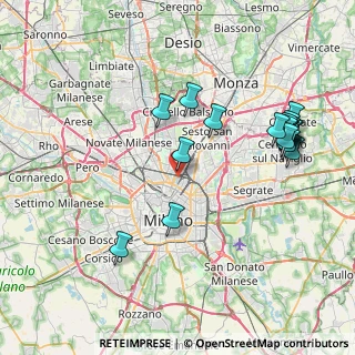 Mappa Via Eugenio Torelli Viollier, 20125 Milano MI, Italia (8.9025)
