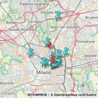Mappa Via Eugenio Torelli Viollier, 20125 Milano MI, Italia (3.16643)