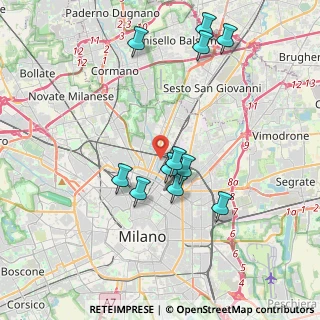Mappa Via Eugenio Torelli Viollier, 20125 Milano MI, Italia (3.76273)