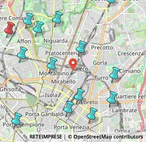 Mappa Via Privata Giampietro Lucini, 20125 Milano MI, Italia (3.15)