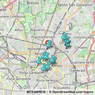 Mappa Via Privata Giampietro Lucini, 20125 Milano MI, Italia (1.58667)