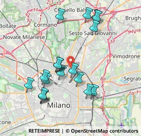 Mappa Via Privata Giampietro Lucini, 20125 Milano MI, Italia (3.77158)