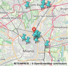 Mappa Via Privata Giampietro Lucini, 20125 Milano MI, Italia (3.72455)