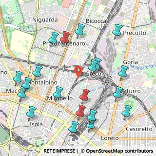 Mappa Via Privata Giampietro Lucini, 20125 Milano MI, Italia (1.24)