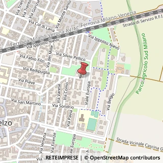 Mappa Via Redipuglia, 46, 20066 Melzo, Milano (Lombardia)