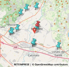 Mappa Via S. Tommaso, 25081 Bedizzole BS, Italia (4.05727)