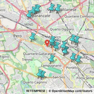 Mappa Via Privata Giovanni Battista Giorgini, 20151 Milano MI, Italia (2.2505)