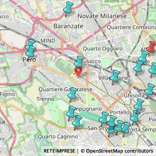 Mappa Via Privata Giovanni Battista Giorgini, 20151 Milano MI, Italia (3.143)