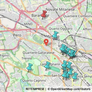 Mappa Via Privata Giovanni Battista Giorgini, 20151 Milano MI, Italia (2.63167)