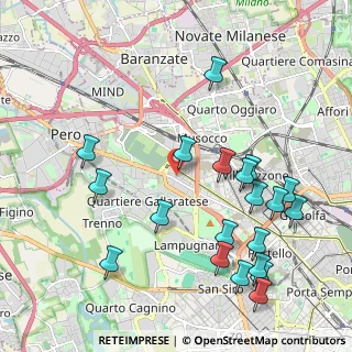 Mappa Via Privata Giovanni Battista Giorgini, 20151 Milano MI, Italia (2.3775)