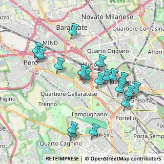 Mappa Via Privata Giovanni Battista Giorgini, 20151 Milano MI, Italia (1.9795)