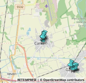 Mappa Via Camillo Benso Conte di Cavour, 28062 Cameri NO, Italia (2.12455)